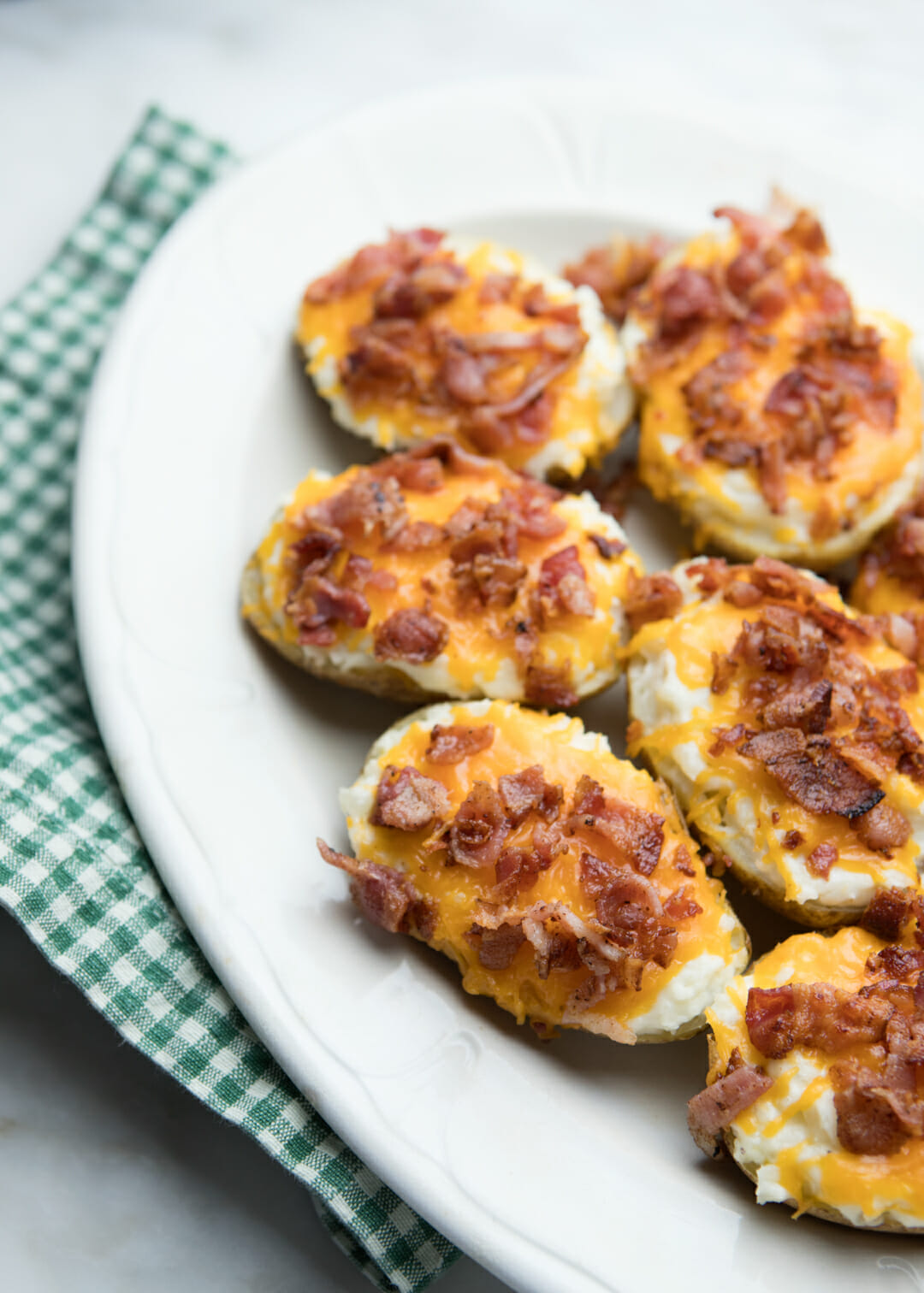 stuffed blue cheese potatoes