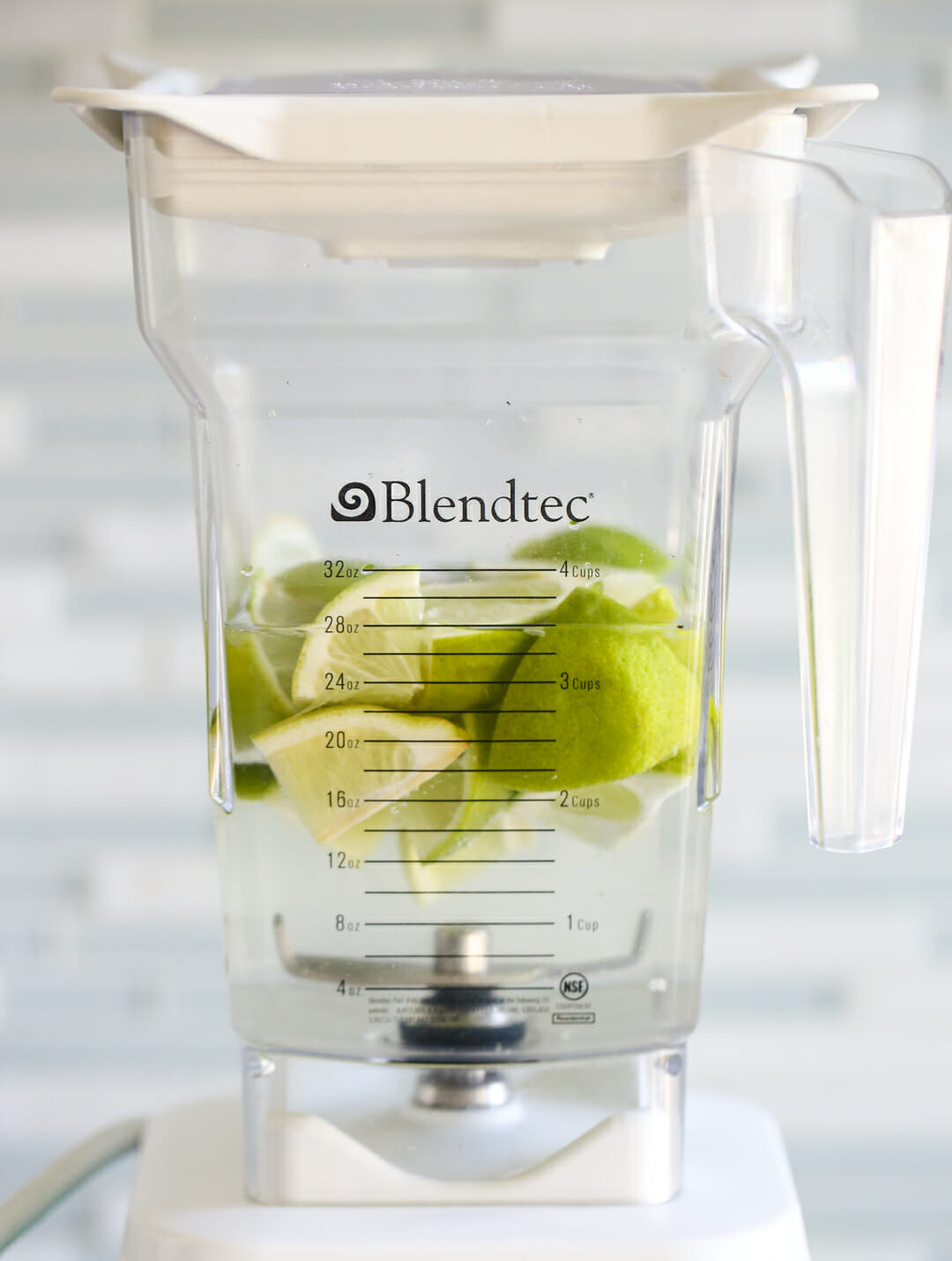 limes in blender