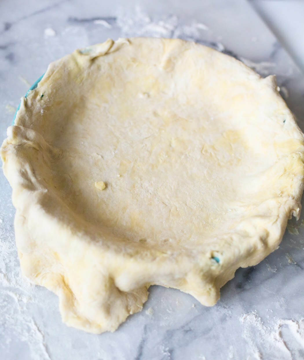 pie crust in pie plate