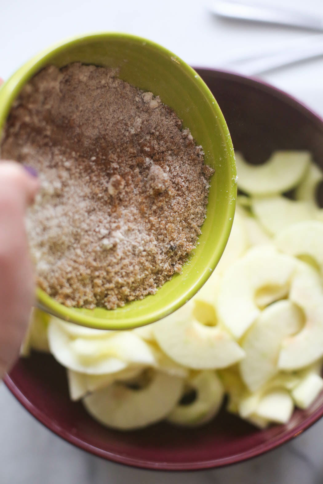 brown sugar, white sugar, and spices for a pumpkin pie