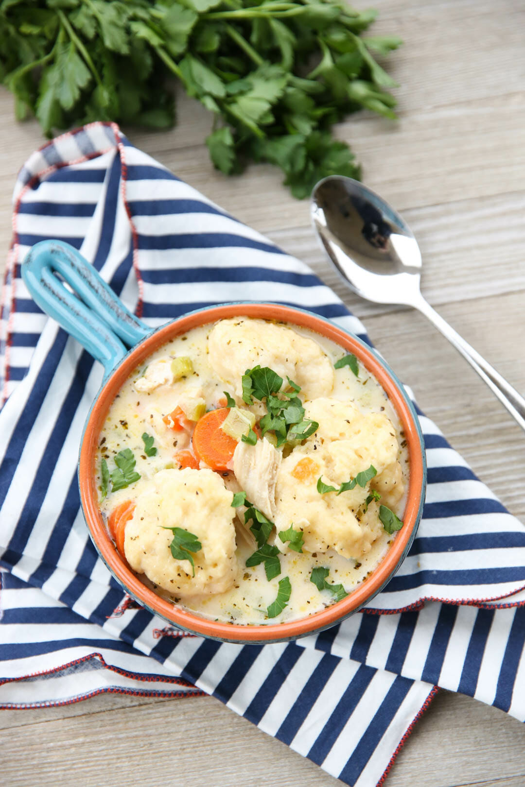 The best chicken and dumplings ready to eat