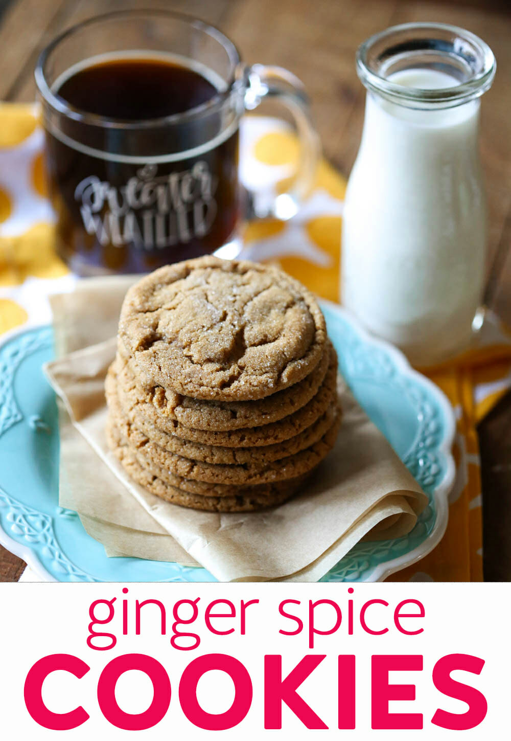 ginger spice cookies from Our Best Bites