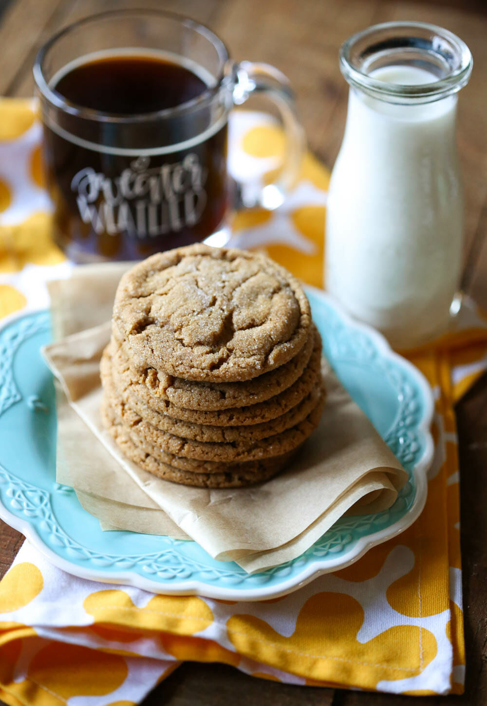 Soft and Chewy Ginger Spice Cookies