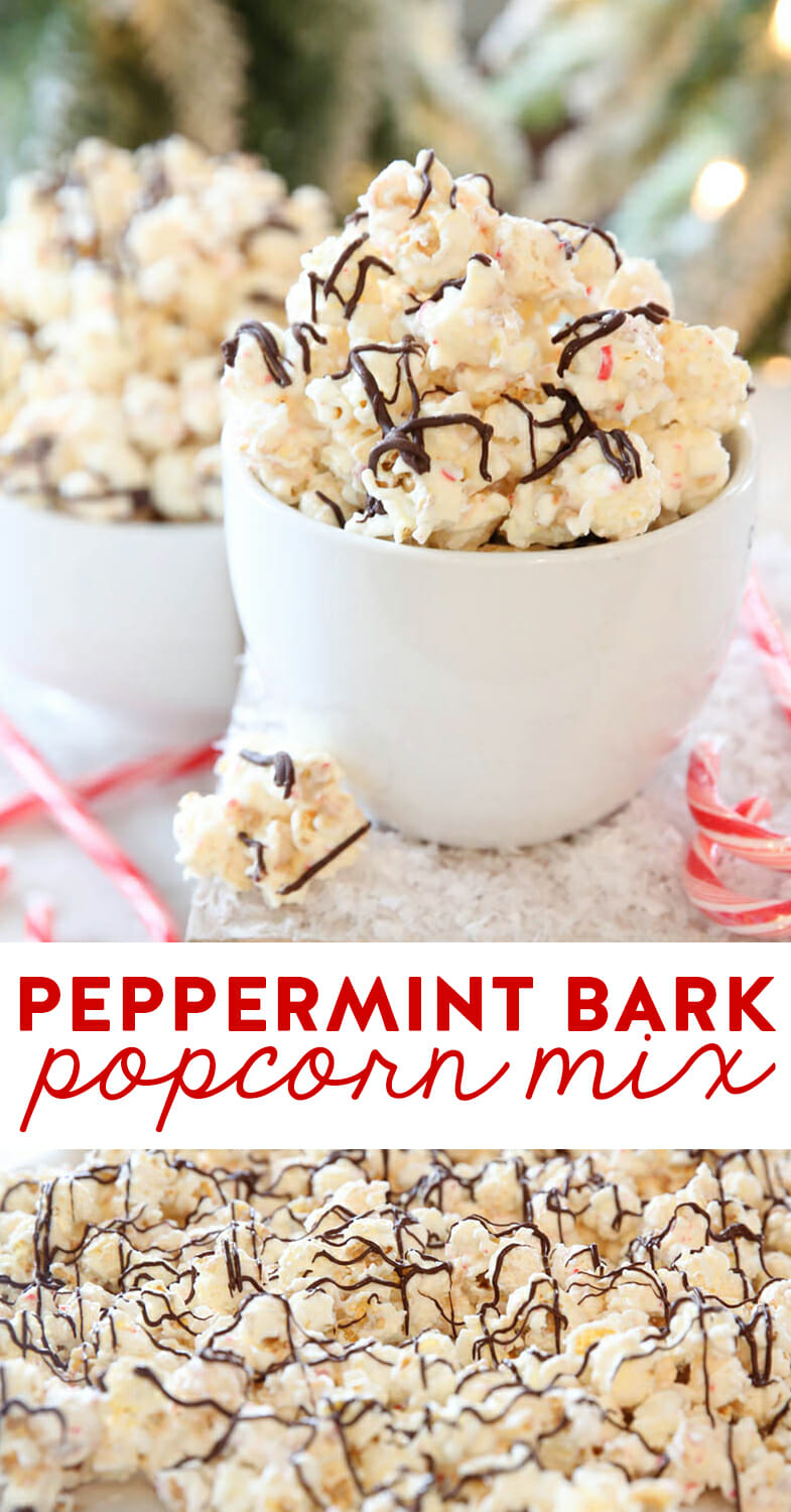 Best Holiday Treats Peppermint Bark Popcorn
