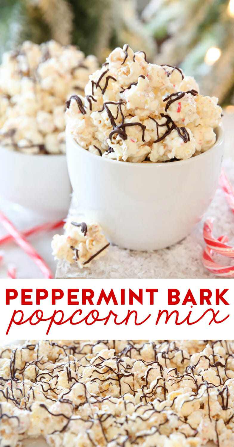 Peppermint Bark Popcorn | Our Best Bites