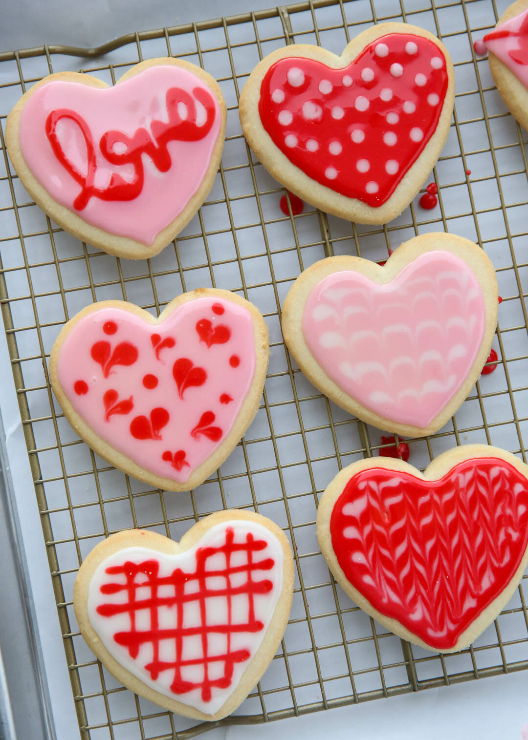 Best Sugar Cookie Icing valentine cookies