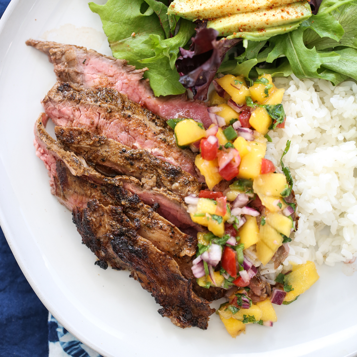 Taco-Rubbed Flank Steak Recipe