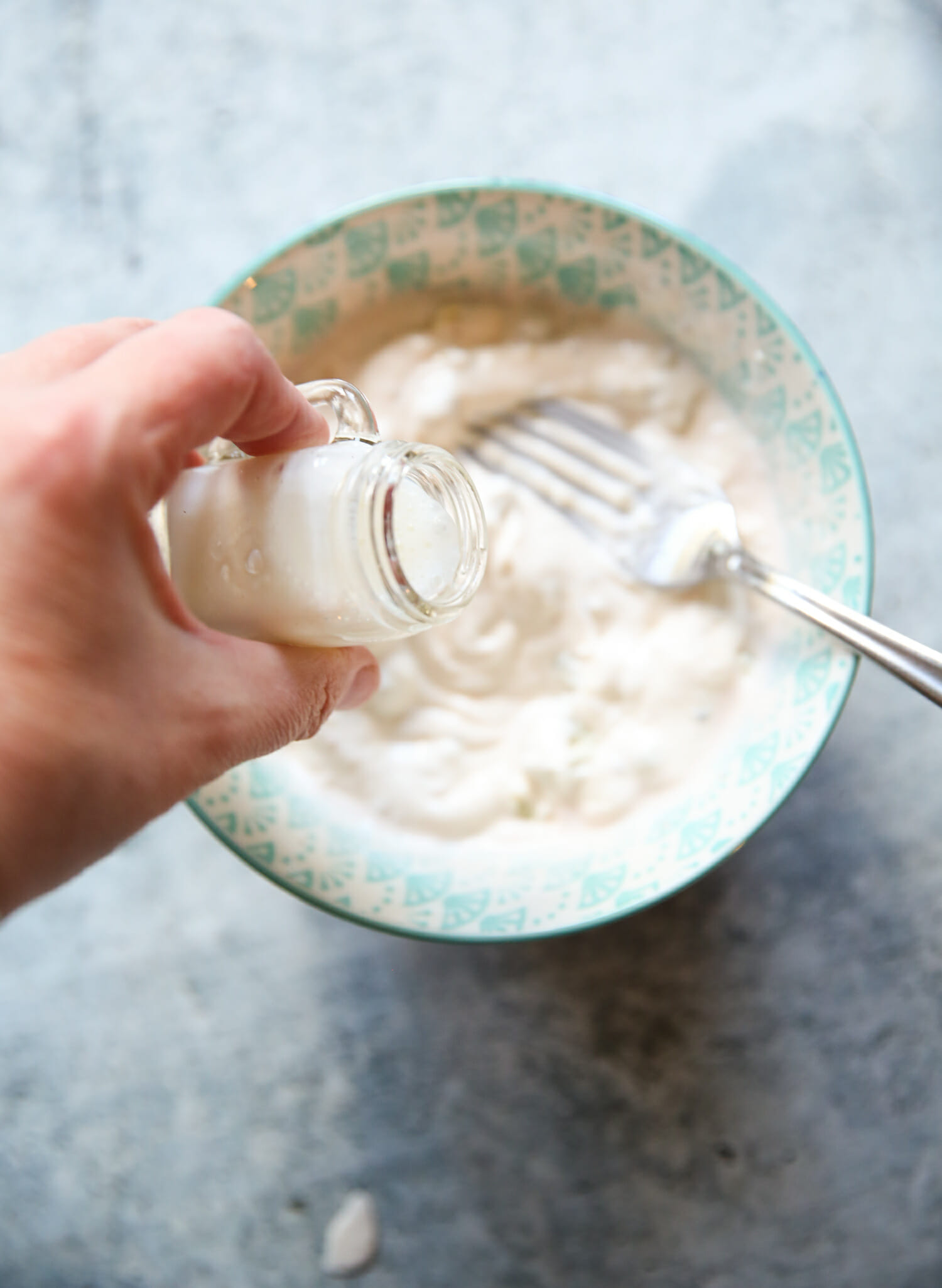 adding buttermilk