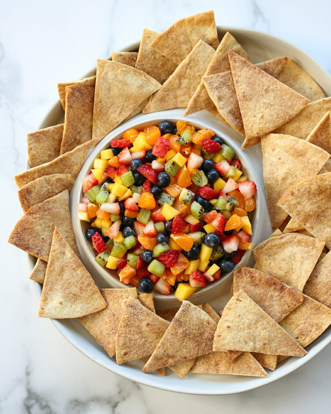 Baked Fruit Salsa with