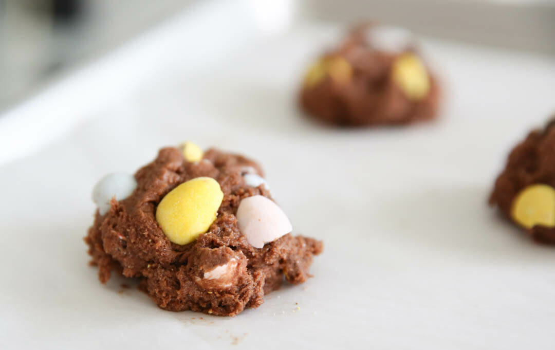 Cadbury Egg Cookies