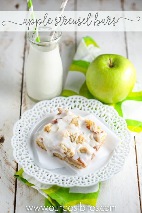 Apple Streusel Bars from Our Best Bites