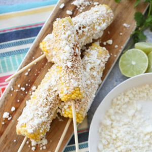 Mexican Street Corn on Platter