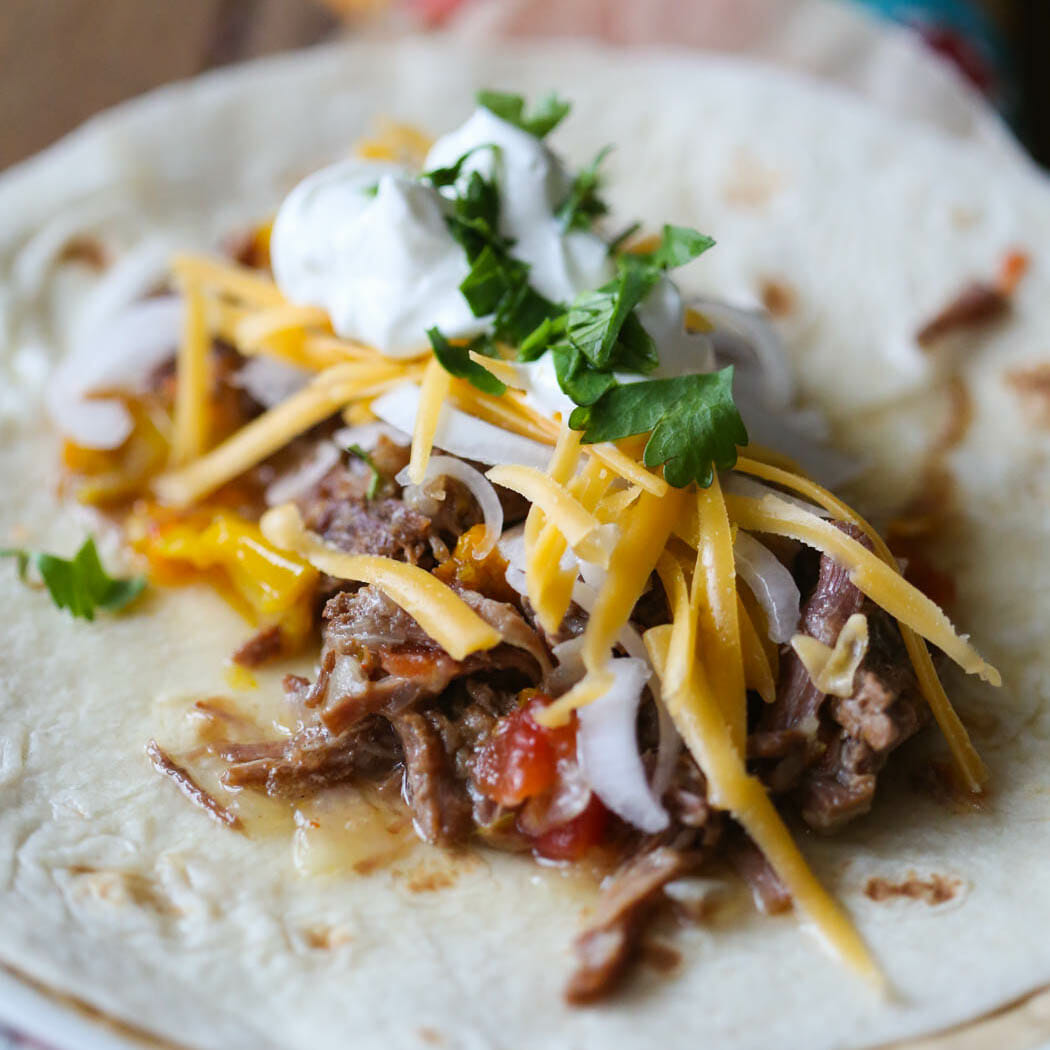 southwestern beef wraps from our best bites