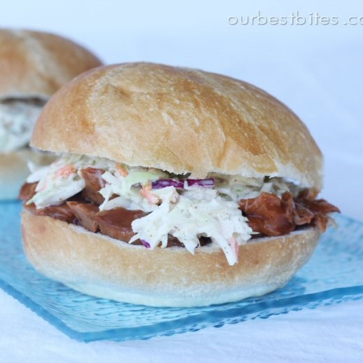 BBQ Pulled Pork Sandwiches SlowCooker Pulled Pork Our Best Bites