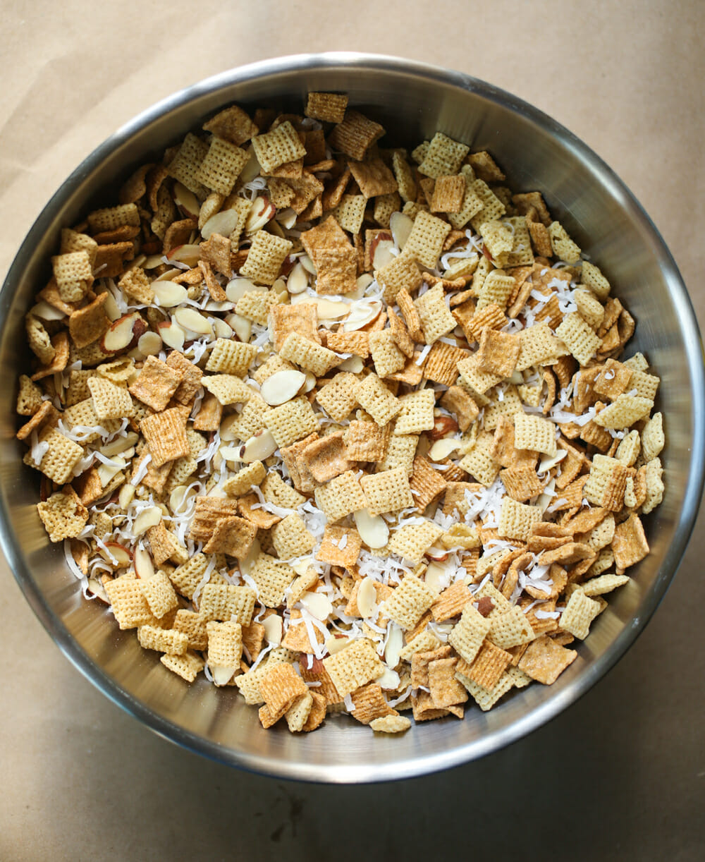 Chewy AlmondCoconut Chex Mix Our Best Bites