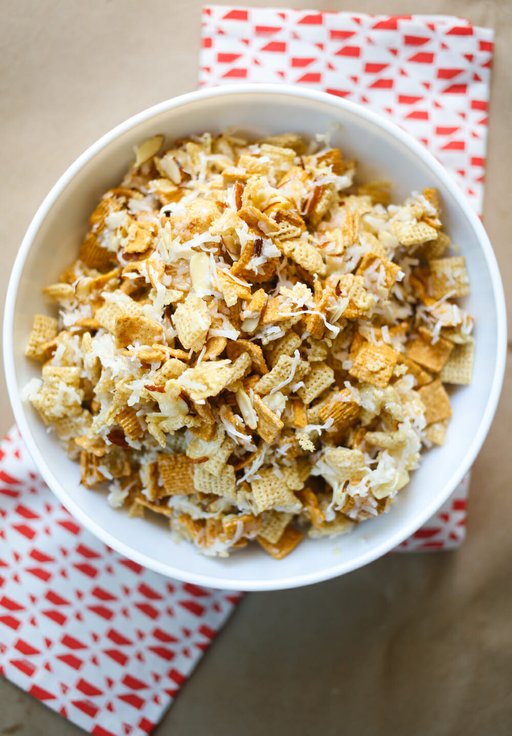 Chewy AlmondCoconut Chex Mix Our Best Bites