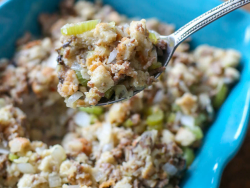 Italian Sausage Thanksgiving Dressing Italian Sausage Thanksgiving Dressing
