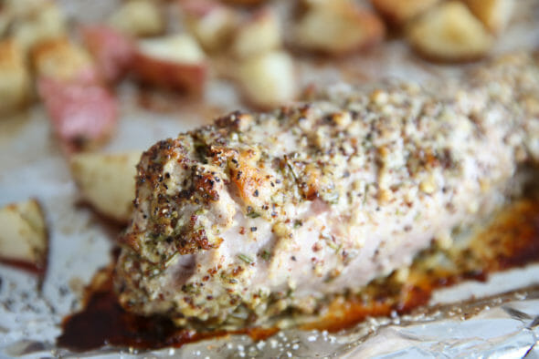 Garlic Rosemary Pork Tenderloin