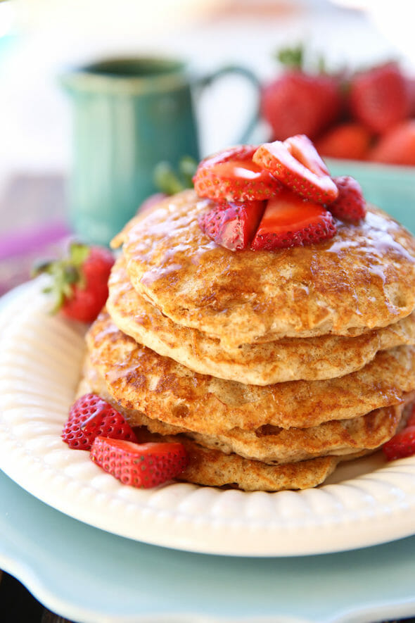 Whole Wheat Buttermilk Pancakes