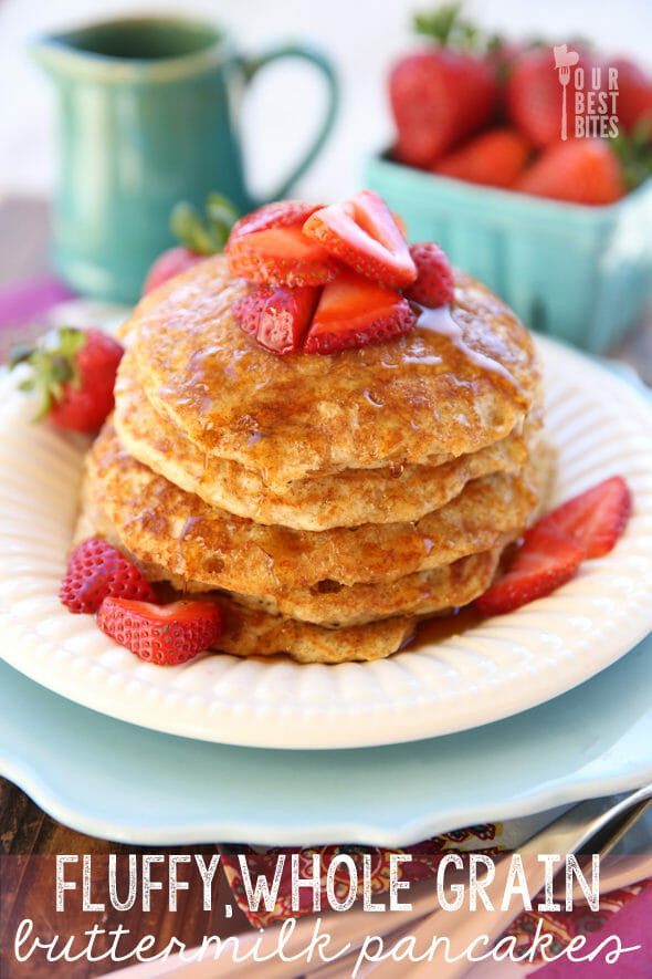 Whole Grain Pancakes from Our Best Bites