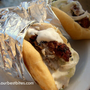 Gyro Burger Pitas from Our Best Bites