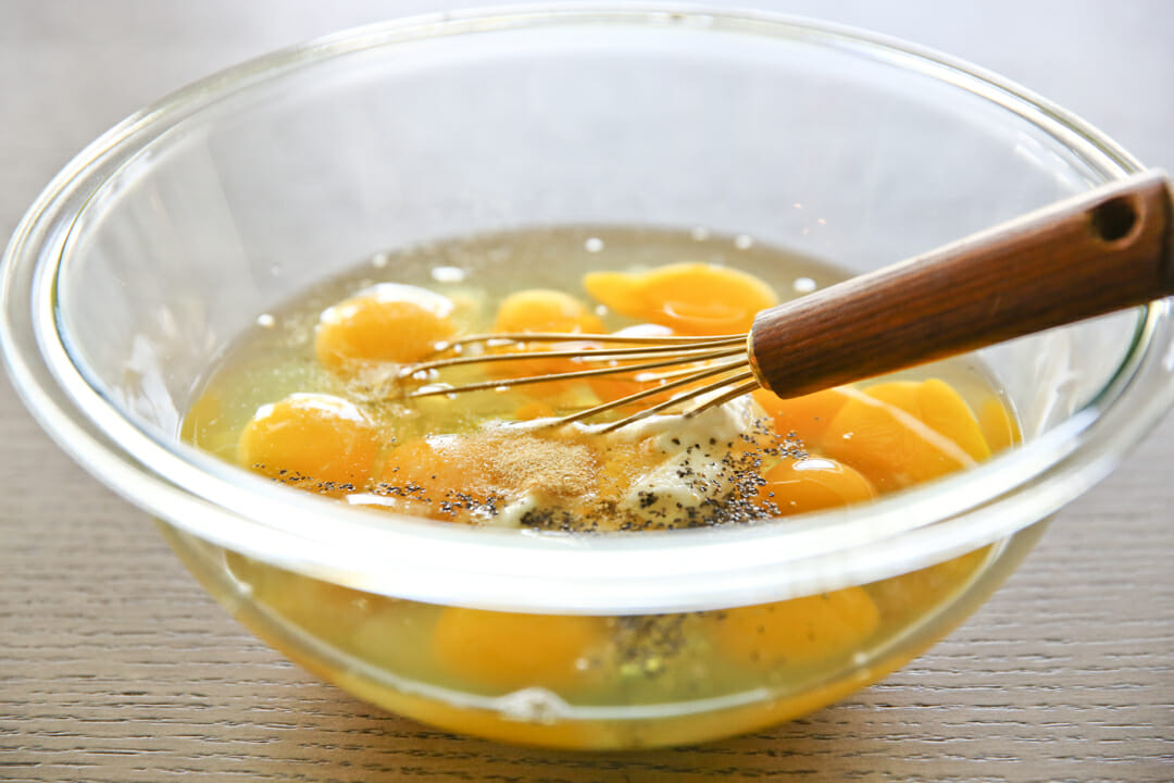 Eggs in a bowl