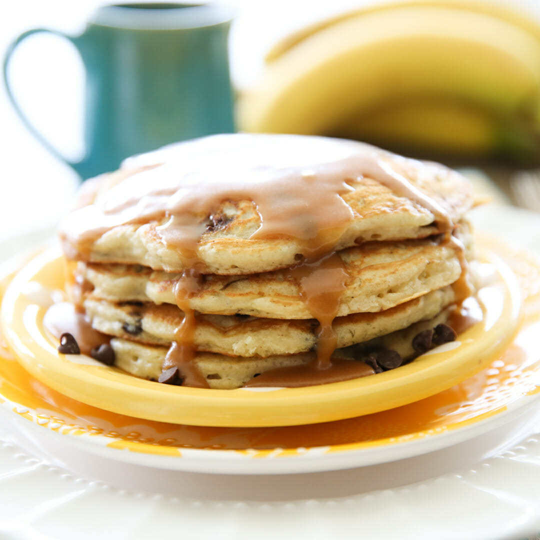 Peanut butter Banana Pancakes