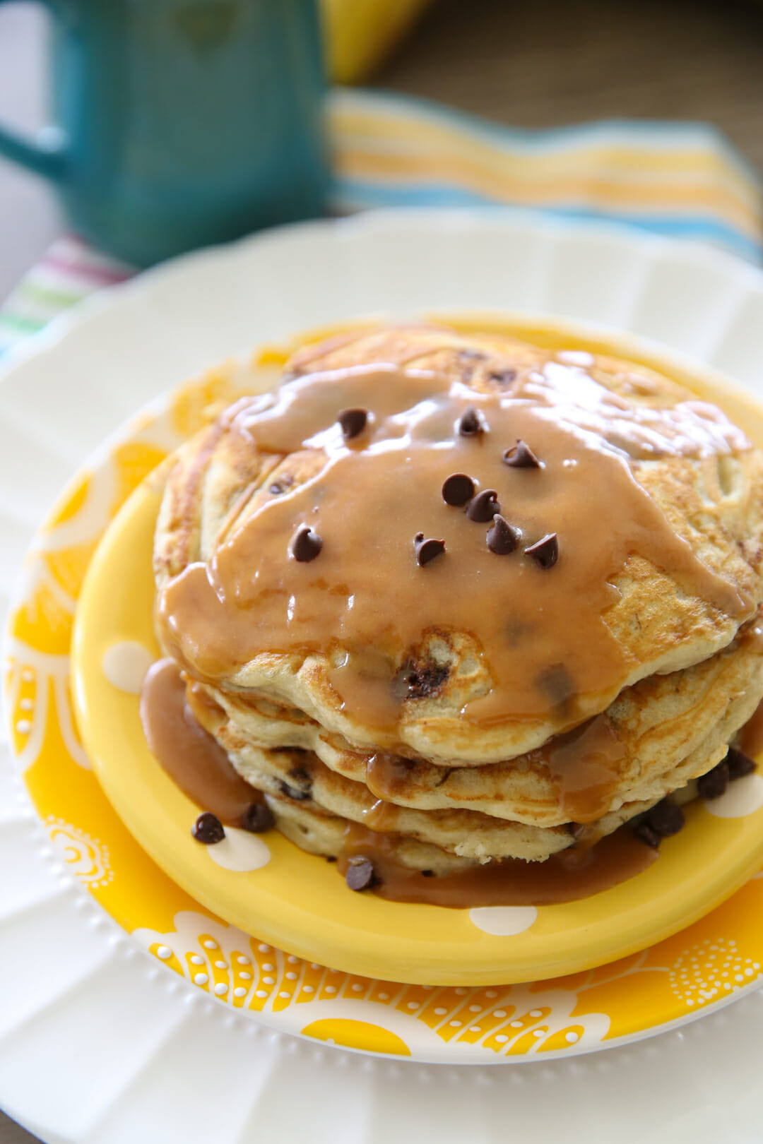 fluffy buttermilk banana pancakes