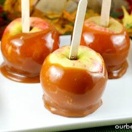 These honey caramel apples are a snap to make - only two ingredients!
