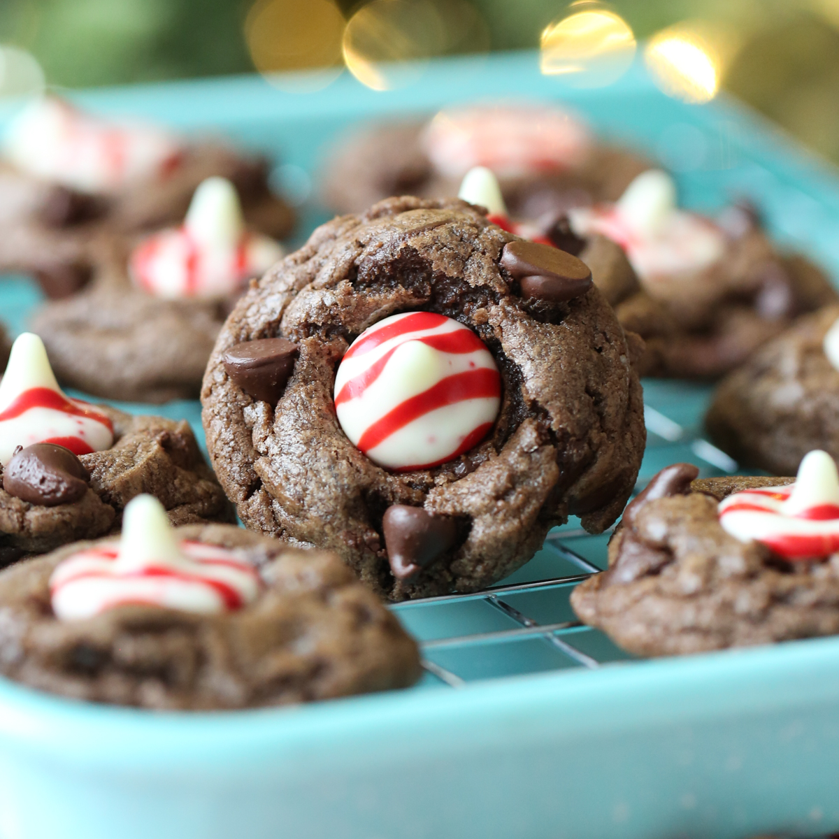 Candy Cane Kiss Cookies - Our Best Bites, image size:1200x1200