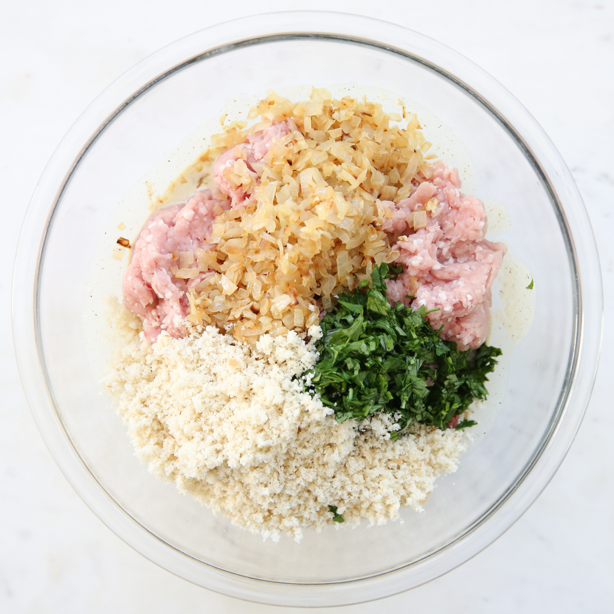 meatloaf ingredients in a bowl