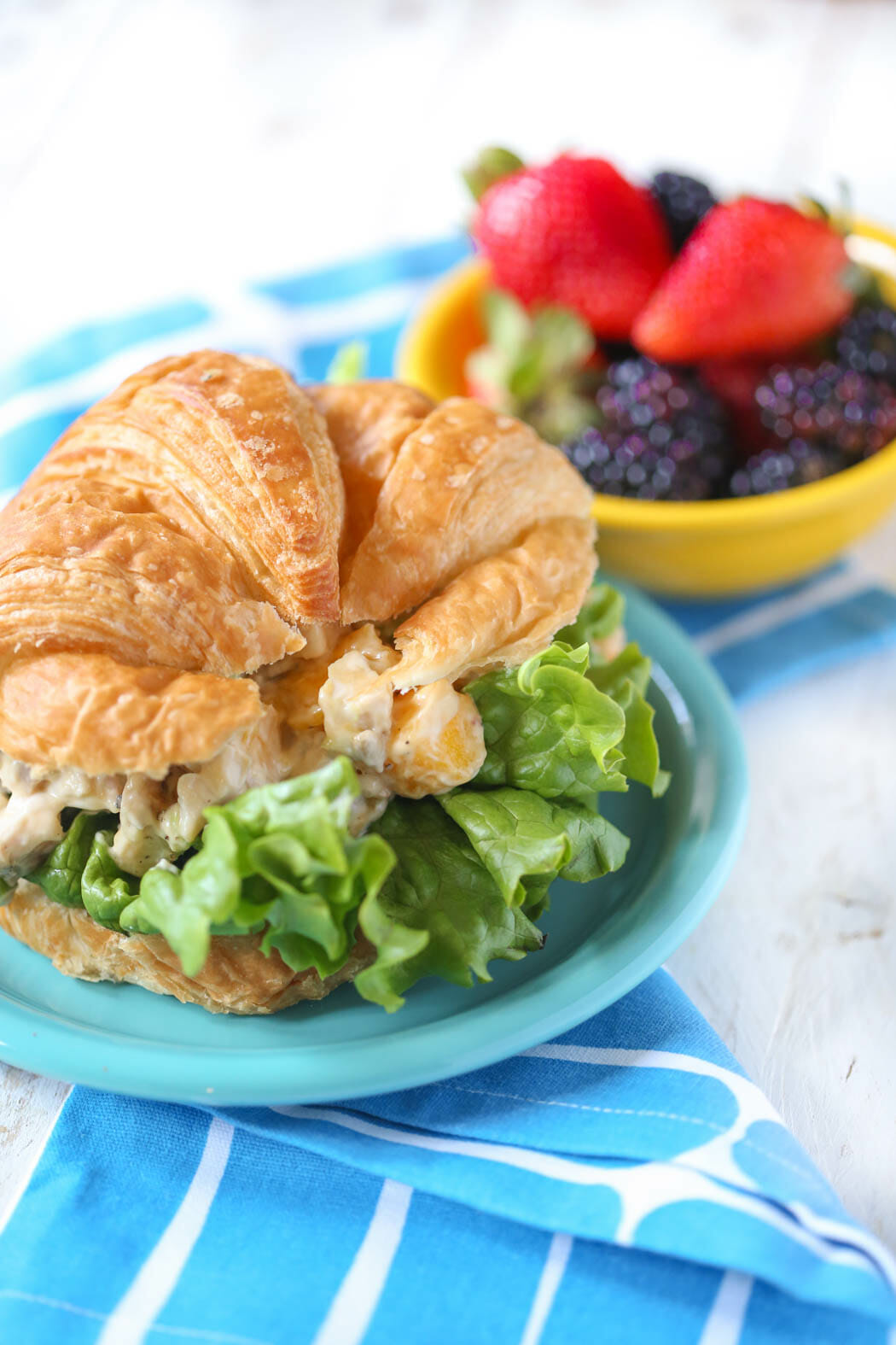 Teriyaki Chicken Salad Sandwiches from Our Best Bites