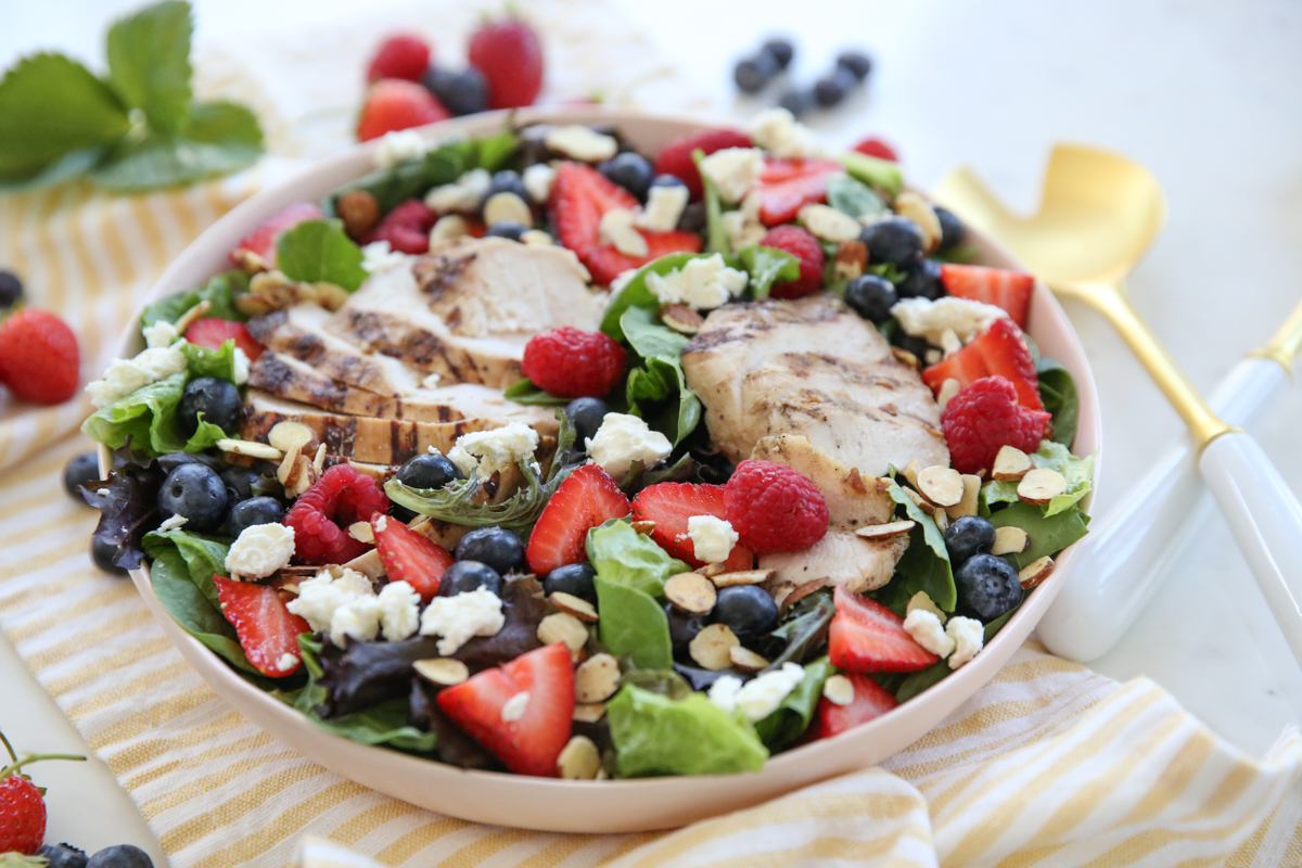 Grilled Chicken And Berry Salad Our Best Bites 1110