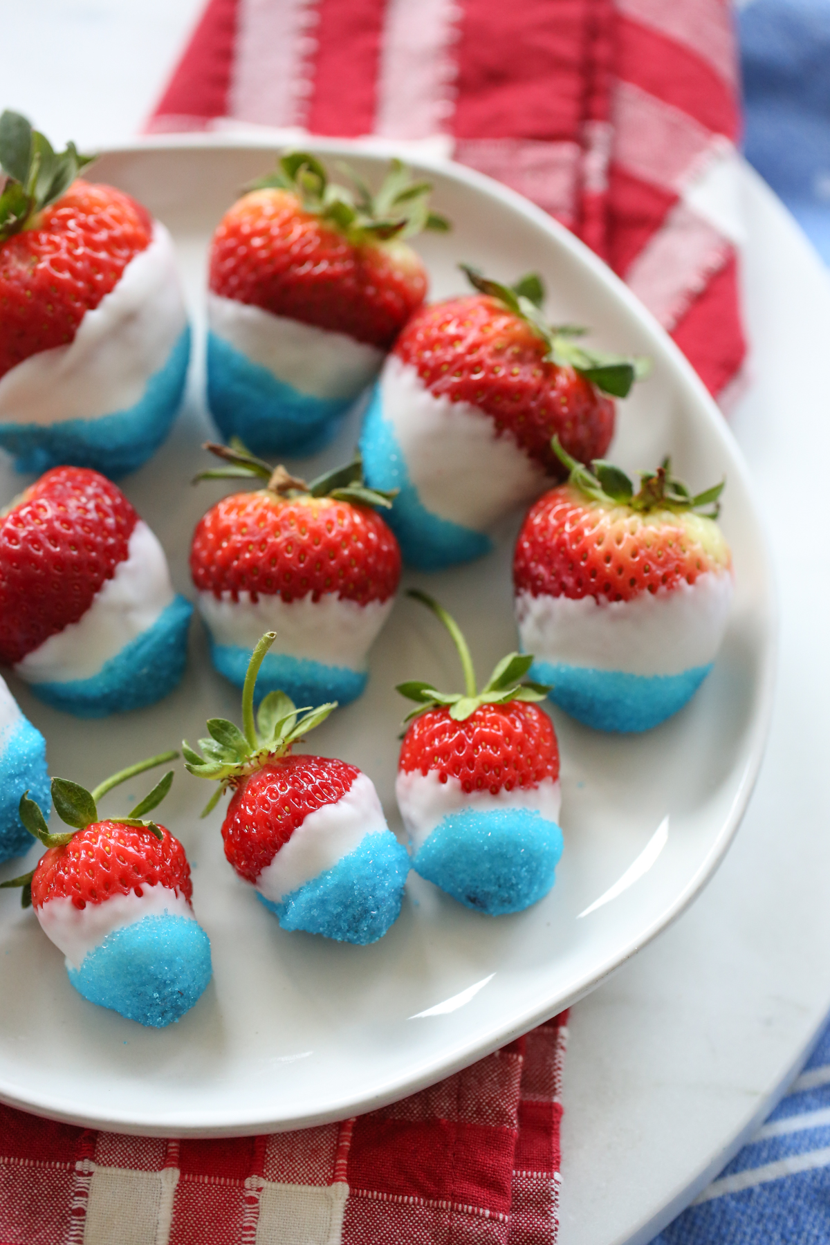 patriotic strawberries