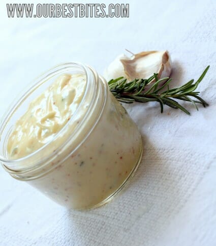 Homemade Garlic-Rosemary Mayonnaise