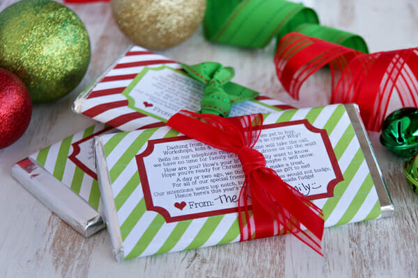 Candy Bar Wrapper Holiday Printable Our Best Bites