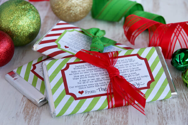 Candy Bar Wrapper Holiday Printable | Our Best Bites