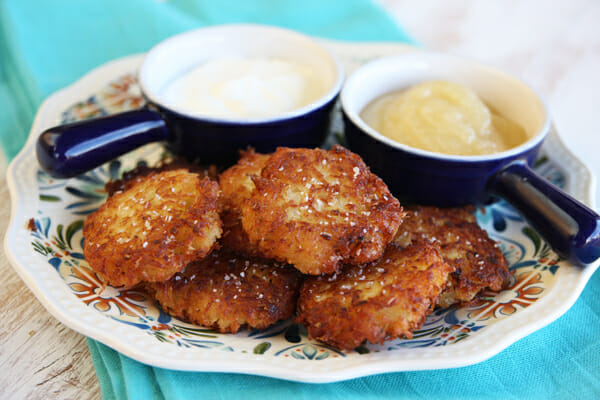 Spiralizer Potato Latkes ⋆ Bites 'N Pieces