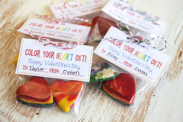 Muffin Tin Crayons {Plus a Valentine Printable!} - Our Best Bites