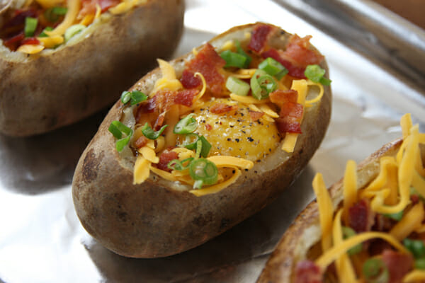 potatoes before baking