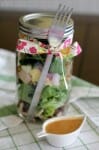 Smoked Paprika Vinaigrette + Salad in a Jar