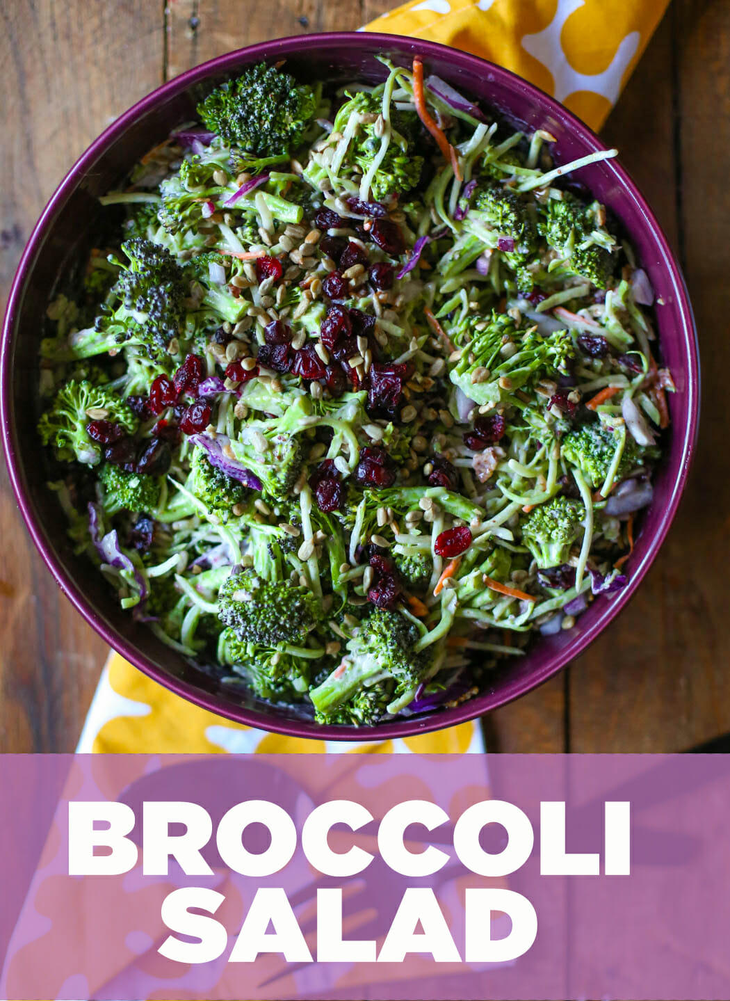 Broccoli salad from Our Best Bites