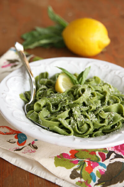 Homemade Spinach-Basil Pasta  Our Best Bites