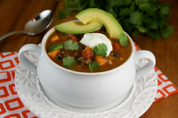 Delicious Black Bean and Sweet Potato Turkey Chili