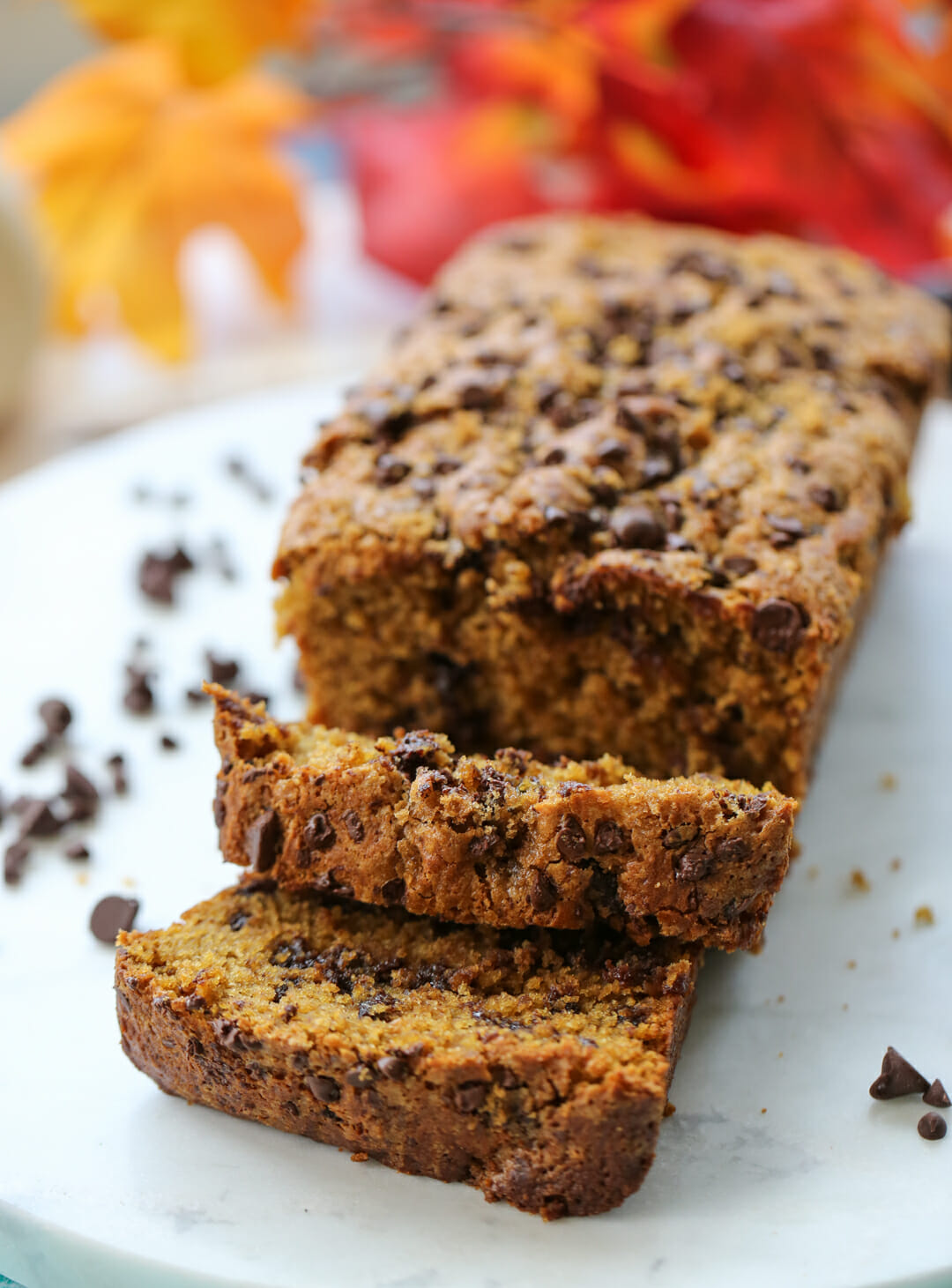 Sliced Pumpkin Bread