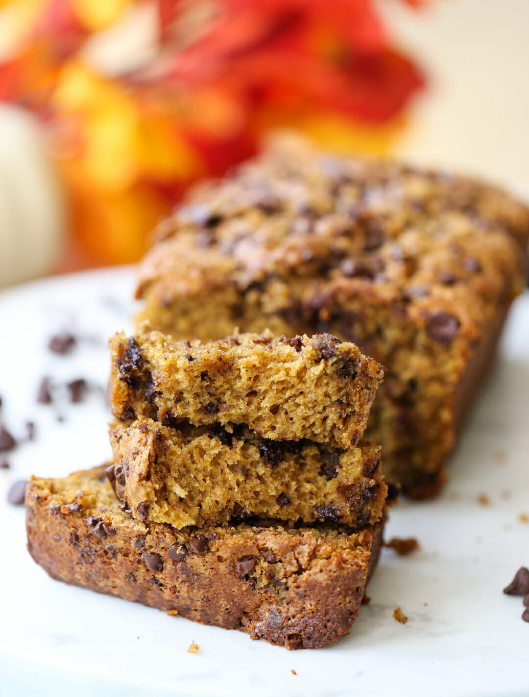 Pumpkin Bread on Platter