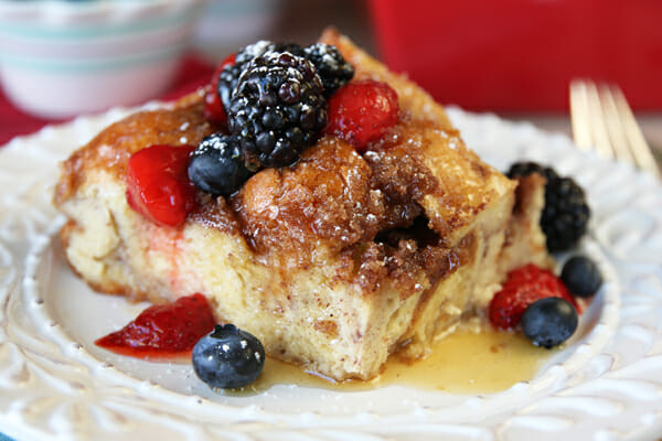 Sheet Pan Brown Sugar French Toast - Marisa Moore Nutrition