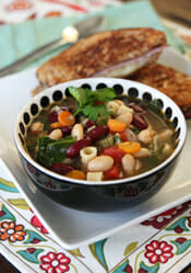 veggie-packed minestrone soup