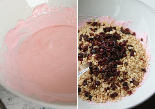 Berry Krispie Treats Mix-Ins