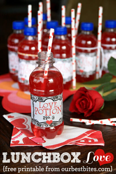 Free Love Potion Printable from Our Best Bites